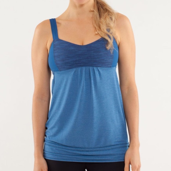 Lululemon Run: Back On Track Tank Sz 8 Limitless Blue/Wee Are From Space - Picture 2 of 16